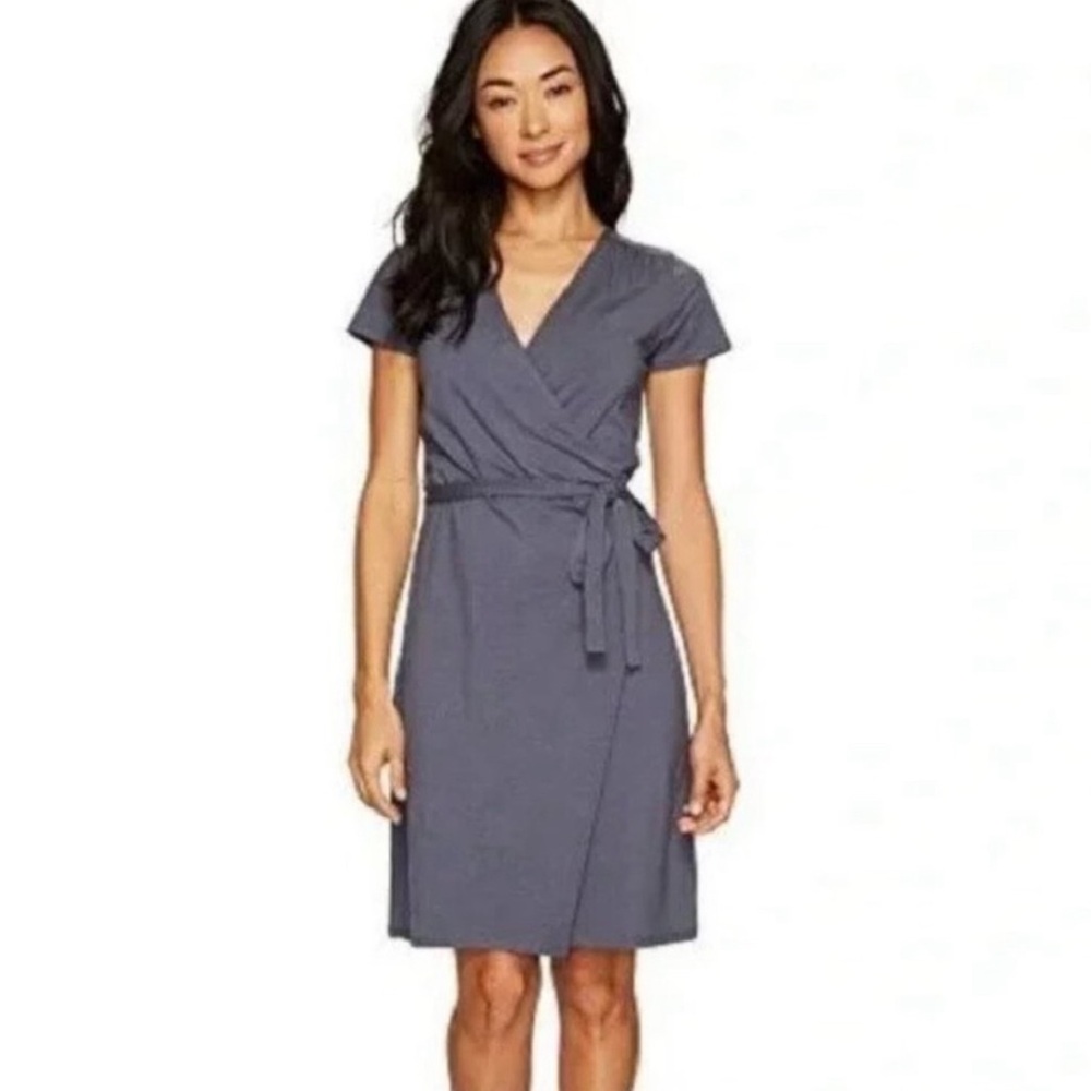 PACT Super Soft Organic Cotton Wrap Dress
